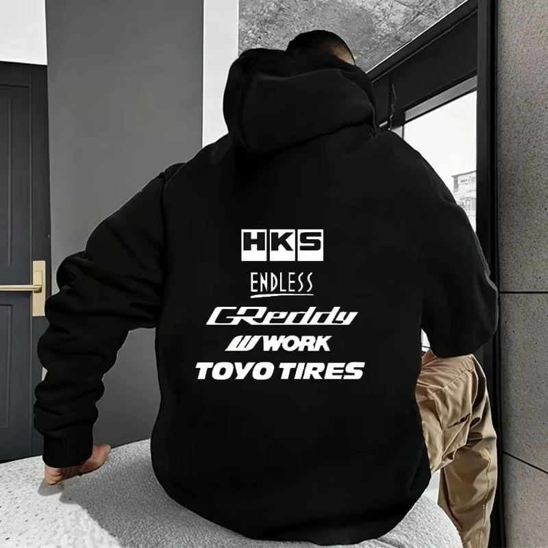 Streetwear Brand List - JDM Car Racing Markenliste Rückseitiger Druck