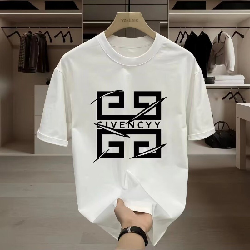 Streetwear Brand Graphic Designer - 2026 NEU Herren GIVENCY Markenlogo-Print T-Shirt