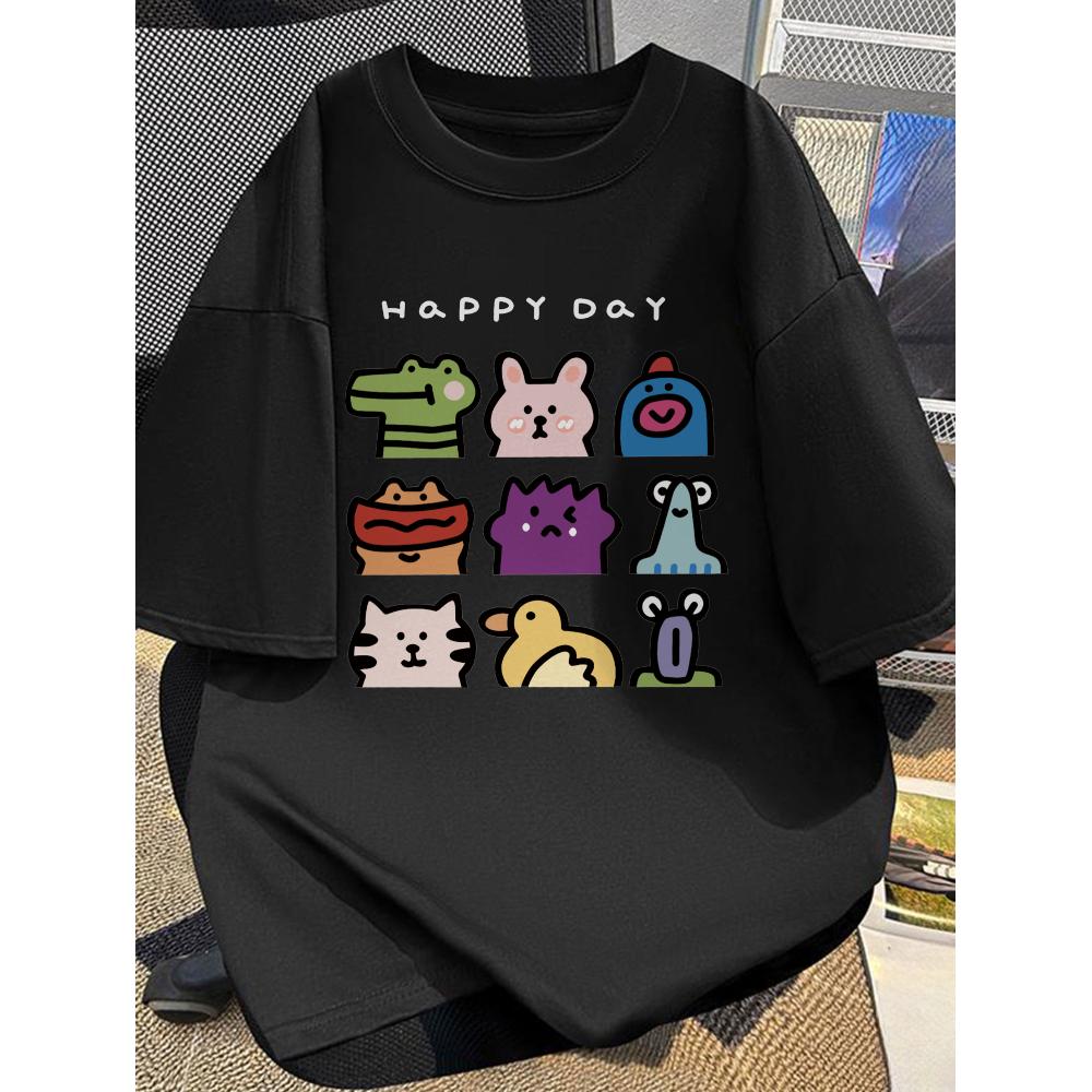 Baumwoll-T-Shirt mit lustigem  – Streetwear Brand Graphic Designer Bewertung und Preis