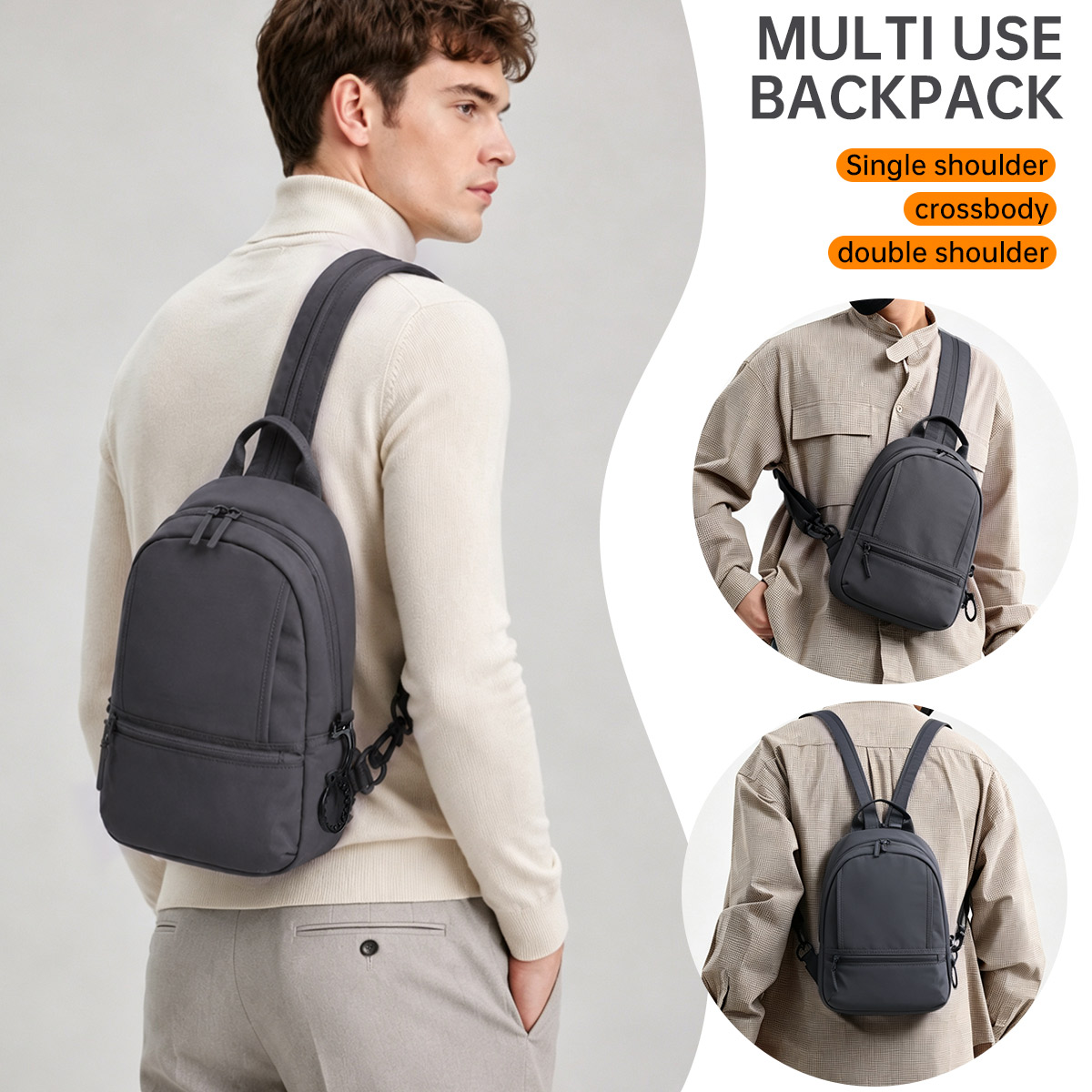 Neue Brusttasche für Herren, L – Streetwear Brand Backpack Bewertung und Preis